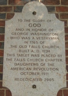 Dedication Stone on the West Face image. Click for full size.