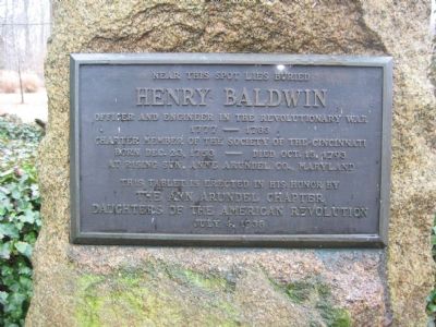 Henry Baldwin Marker. Click for full size. Henry Baldwin Marker image. Click for full size.