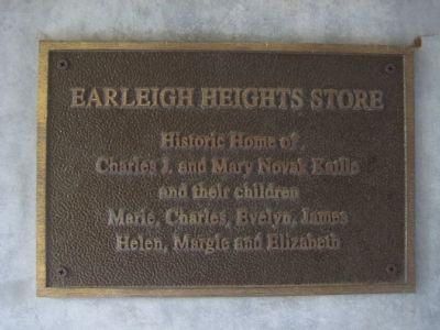 Earleigh Heights Store Marker image. Click for full size.