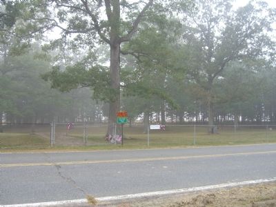 Belle Haven Baptist Church Marker and Cemetery image. Click for full size.