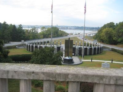 Overlook of Annapolis and Naval Academy. Click for full size. Overlook of Annapolis and Naval Academy image. Click for full size.