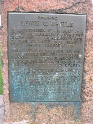 Lewis G. Castle Marker image. Click for full size.