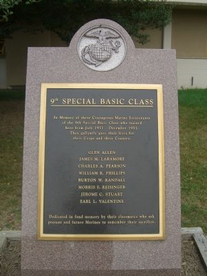9th Special Basic Class Marker image. Click for full size.