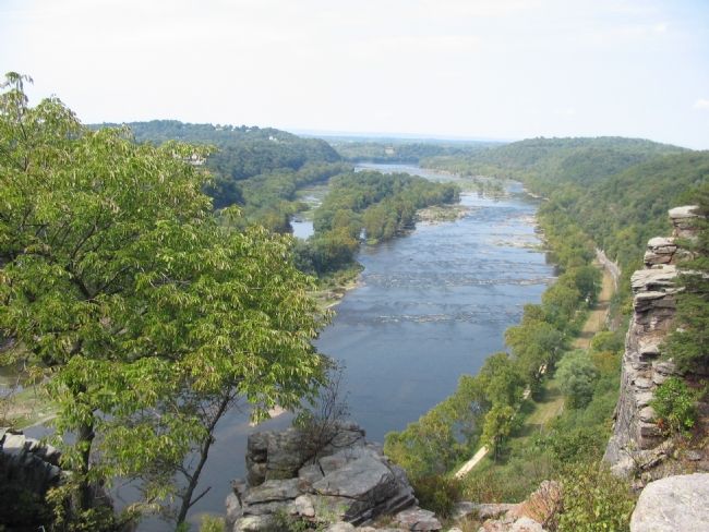 From Maryland Heights Looking towards Bolivar Heights. Click for full size. From Maryland Heights Looking towards Bolivar Heights image. Click for full size.