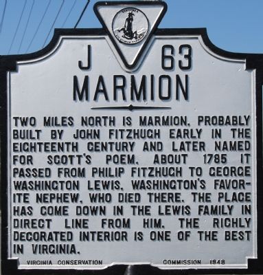 Marmion Marker. Click for full size. Marmion Marker image. Click for full size.