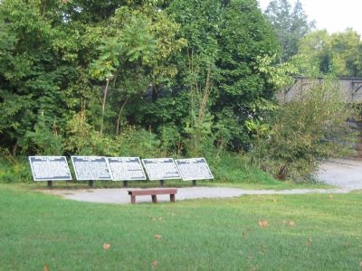 Five War Department Tablets at The Point of Harpers Ferry image. Click for full size.