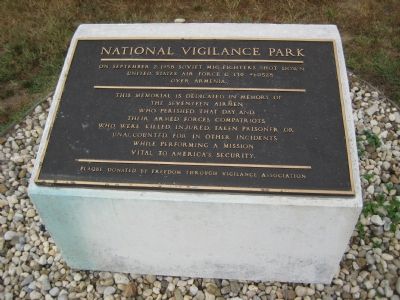 National Vigilance Park Marker image. Click for full size.