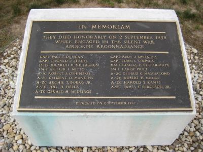 C-130 #60528 Memorial Marker. Click for full size. C-130 #60528 Memorial Marker image. Click for full size.