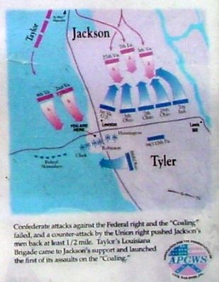 Closeup of Map on Marker image. Click for full size.