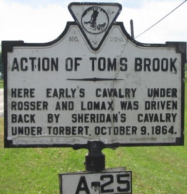 Action of Toms Brook Marker image. Click for full size.