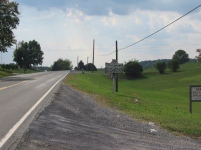 Action of Toms Brook Marker. Click for full size. Action of Toms Brook Marker image. Click for full size.