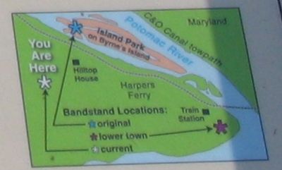 Map Detailing the Movements of the Bandstand image. Click for full size.