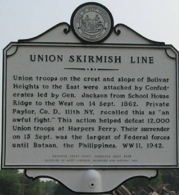 Union Skirmish Line Marker image. Click for full size.