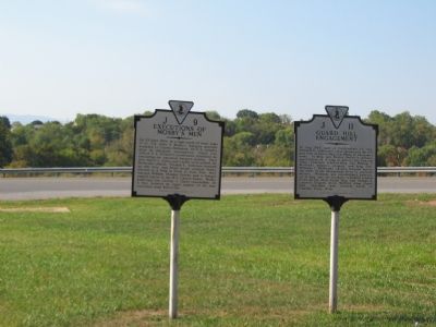 Two Virginia State Markers Beside Highway 340. Click for full size. Two Virginia State Markers Beside Highway 340 image. Click for full size.
