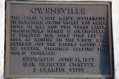 Owensville Marker image. Click for full size.
