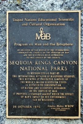 Sequoia-Kings Canyon National Parks Marker. Click for full size. Sequoia-Kings Canyon National Parks Marker image. Click for full size.