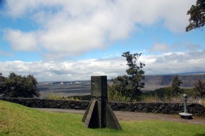 Site of Hawaiian Volcano Observatory Marker image. Click for full size.