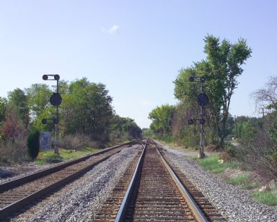 Baltimore and Ohio Railroad (now CSX) near site of former Ammendale station. image. Click for full size.