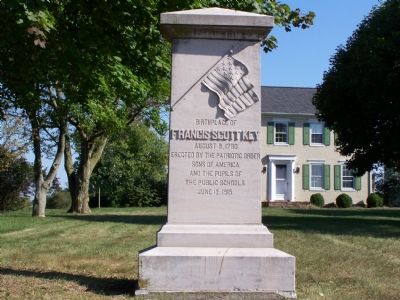 Birthplace of Francis Scott Key Marker image. Click for full size.