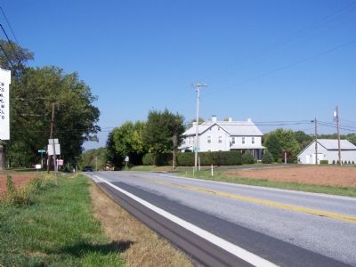 Looking west toward Emmitsburg. Click for full size. Looking west toward Emmitsburg image. Click for full size.