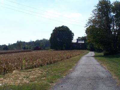 Farm near marker. image. Click for full size.