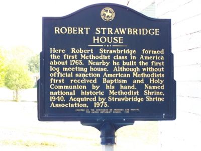Robert Strawbridge House Marker image. Click for full size.