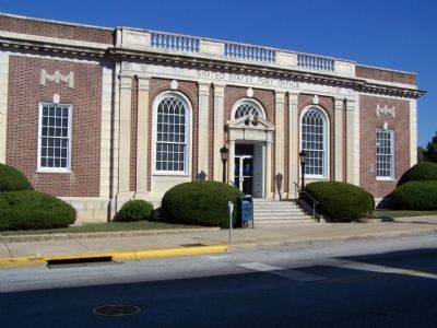 United States Post Office, Westminster, MD image. Click for full size.