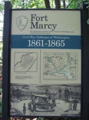 Fort Marcy Marker image. Click for full size.