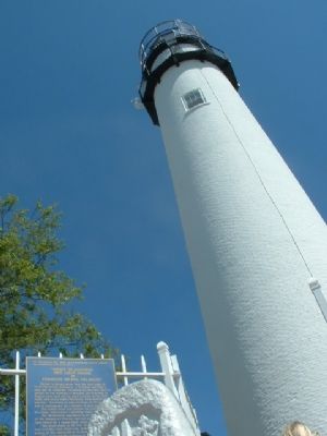 The Fenwick Island Lighthouse and Informational Marker image. Click for full size.