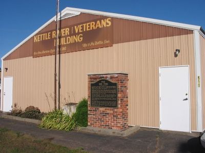 The 1918 Fire Marker image. Click for full size.
