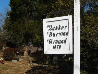 Old Quaker Burying Ground image. Click for full size.