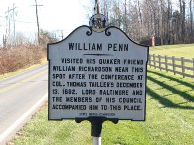 William Penn Marker. Click for full size. William Penn Marker image. Click for full size.