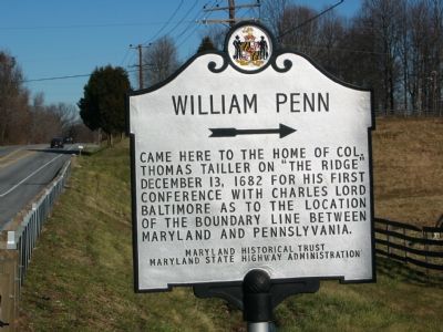 William Penn Marker. Click for full size. William Penn Marker image. Click for full size.