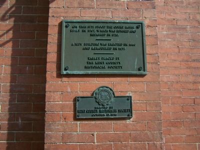 On This Site Stood the Courthouse Marker. Click for full size. On This Site Stood the Courthouse Marker image. Click for full size.