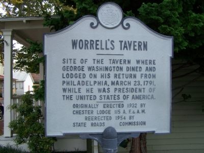 Worrell's Tavern Marker image. Click for full size.