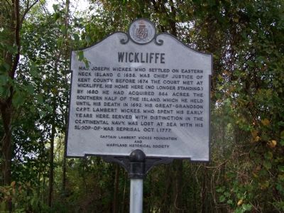 Wickliffe Marker image. Click for full size.