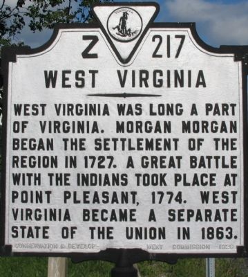 West Virginia / East Facing Side image. Click for full size.