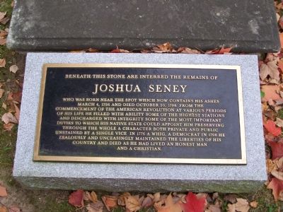 Joahua Seney Marker image. Click for full size.