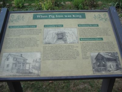 When Pig Iron was King Marker. Click for full size. When Pig Iron was King Marker image. Click for full size.