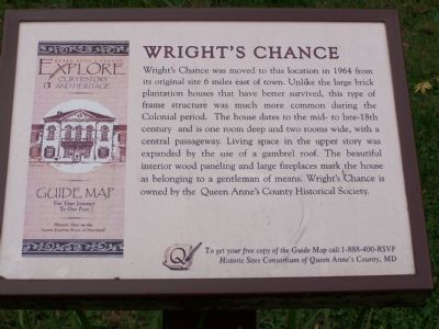Queen Anne's County Marker at site. image. Click for full size.