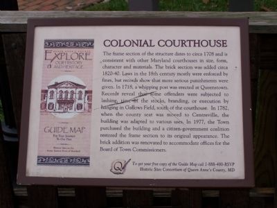 Colonial Courthouse Marker image. Click for full size.