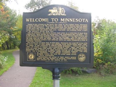 Welcome to Minnesota Face of Marker. Click for full size. Welcome to Minnesota Face of Marker image. Click for full size.