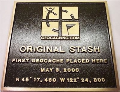 Original Stash Marker. Click for full size. Original Stash Marker image. Click for full size.