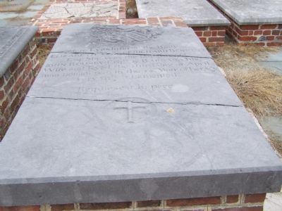 Elizabeth Rowsby's grave. image. Click for full size.