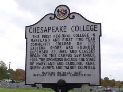 Chesapeake College Marker image. Click for full size.