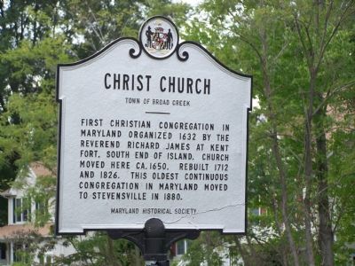 Christ Church Marker. Click for full size. Christ Church Marker image. Click for full size.