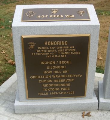 H-3-7 Korea <u>1950</u> Marker image. Click for full size.