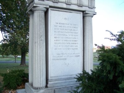1917 - 1918 Marker. Click for full size. 1917 - 1918 Marker image. Click for full size.
