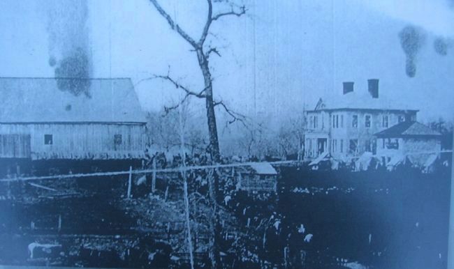 Hackwood House Photo from the Marker image. Click for full size.