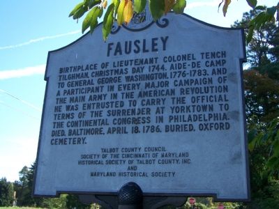 Fausley Marker. Click for full size. Fausley Marker image. Click for full size.